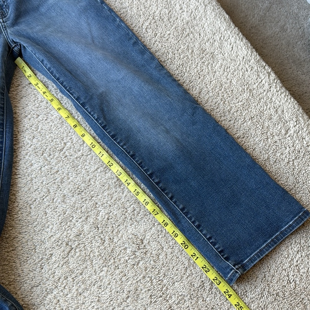 Hudson Noa High Waist Crop Straight Leg Jeans | Size 24 | Jupiter Wash - Picture 9 of 10
